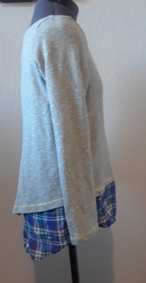 🔥SALE🔥Unique Layered Plaid Shirt - Picture 2 of 7